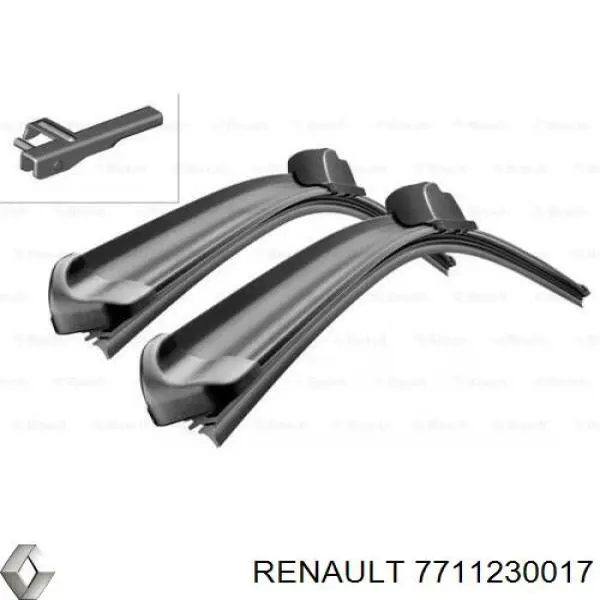 Juego de limpiaparabrisas de luna delantera, 2 piezas Renault Espace 4 JK0