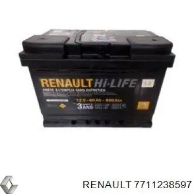 Comprar 7711238597 Renault (RVI) Batería de coche