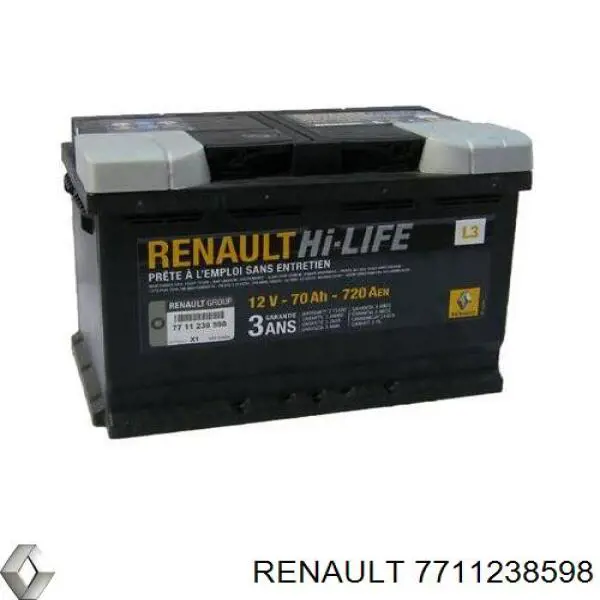 Comprar 7711238598 Renault (RVI) Batería de coche