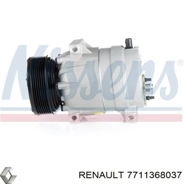 7711368037 Renault (RVI) compresor de aire acondicionado