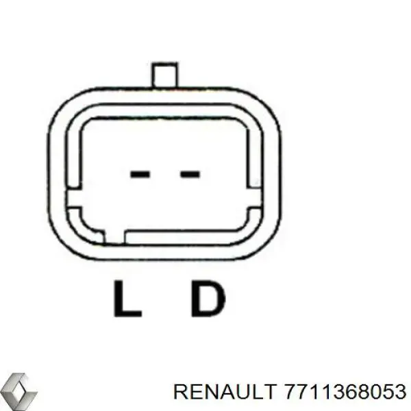 7711368053 Renault (RVI) alternador