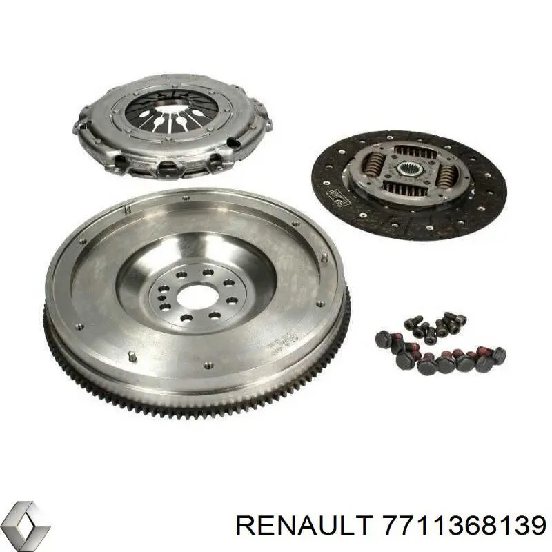 7711368139 Renault (RVI) kit de embrague (3 partes)