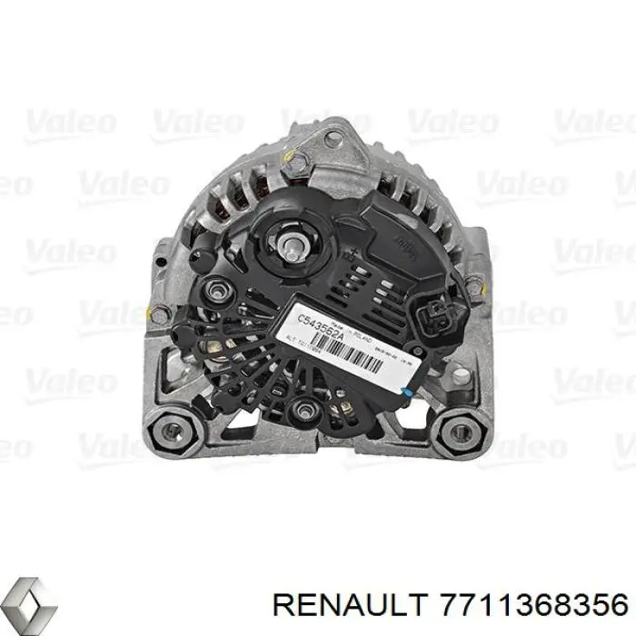 Alternador del motor Renault (RVI) 7711368356 precio, desde 66,79 EUR