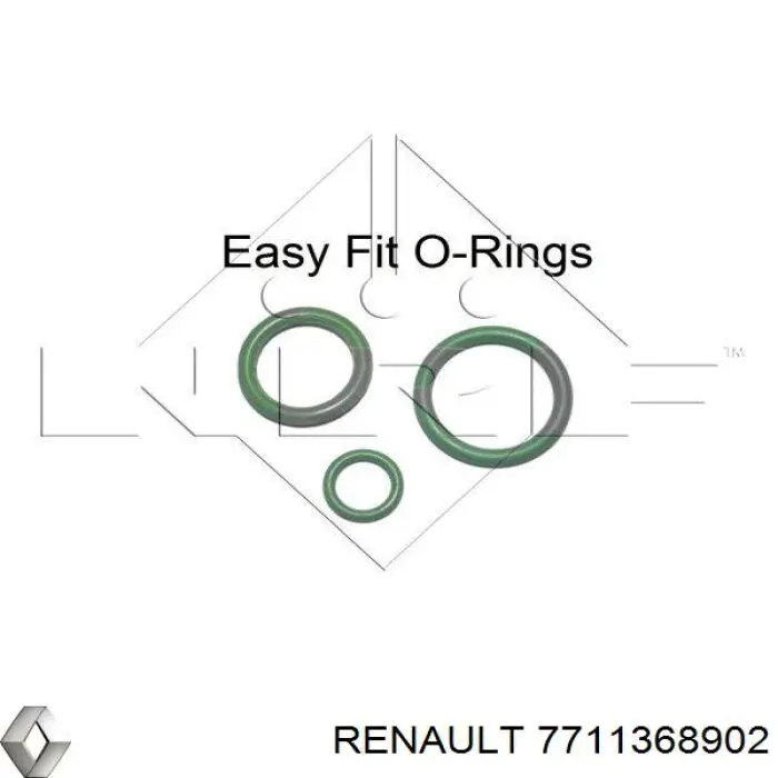 7711368902 Renault (RVI) compresor de aire acondicionado