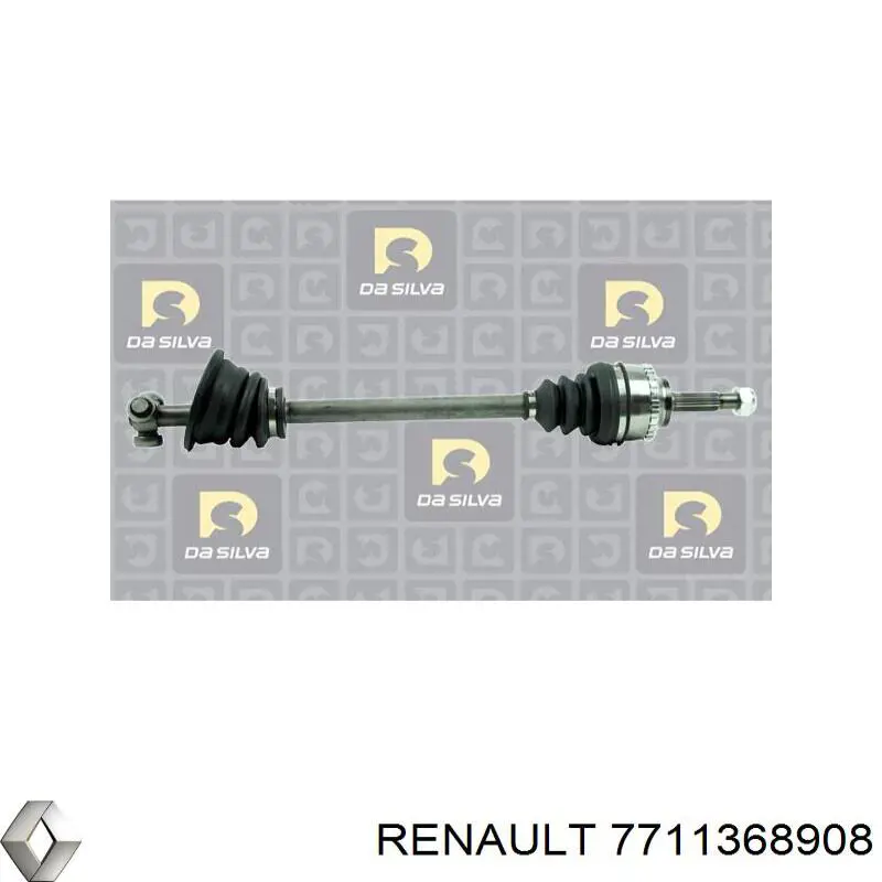 7711368908 Renault (RVI) árbol de transmisión delantero derecho