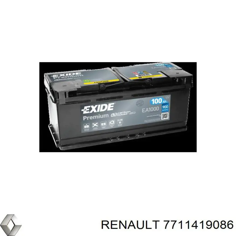Comprar 7711419086 Renault (RVI) Batería de coche