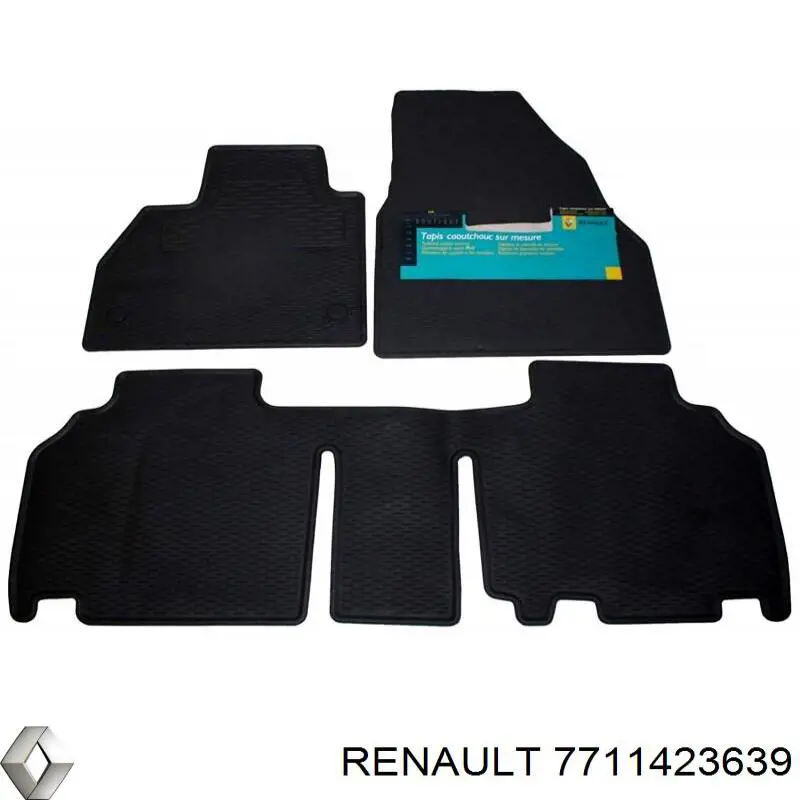 Alfombrillas para coche para Renault Kangoo II FW0