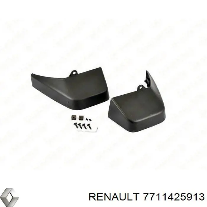 Juego de faldillas guardabarro traseros para Renault Scenic (JZ0)