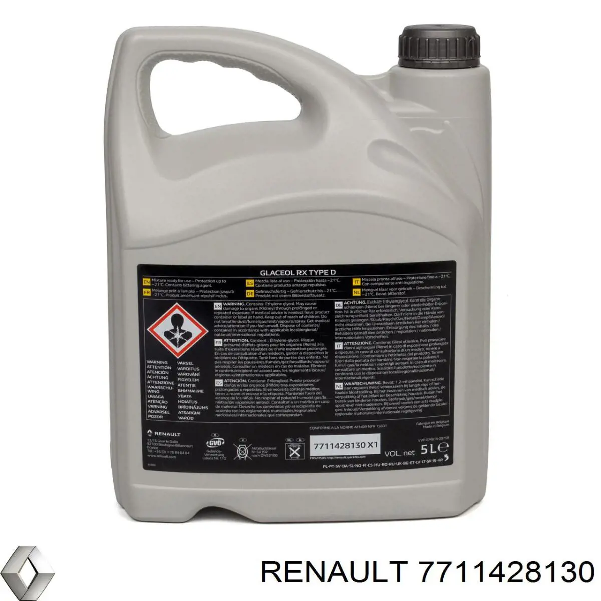 Comprar 7711428130 Renault (RVI) Liquido anticongelante 
