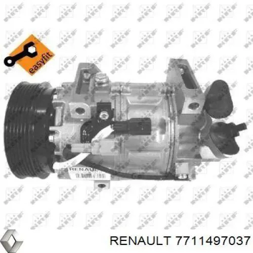 7711497037 Renault (RVI) compresor de aire acondicionado