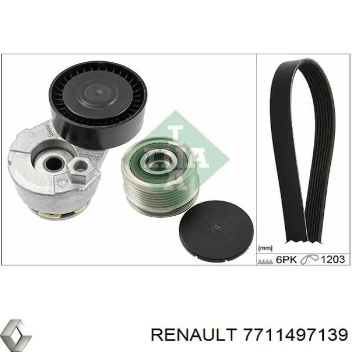 7711497139 Renault (RVI) alternador