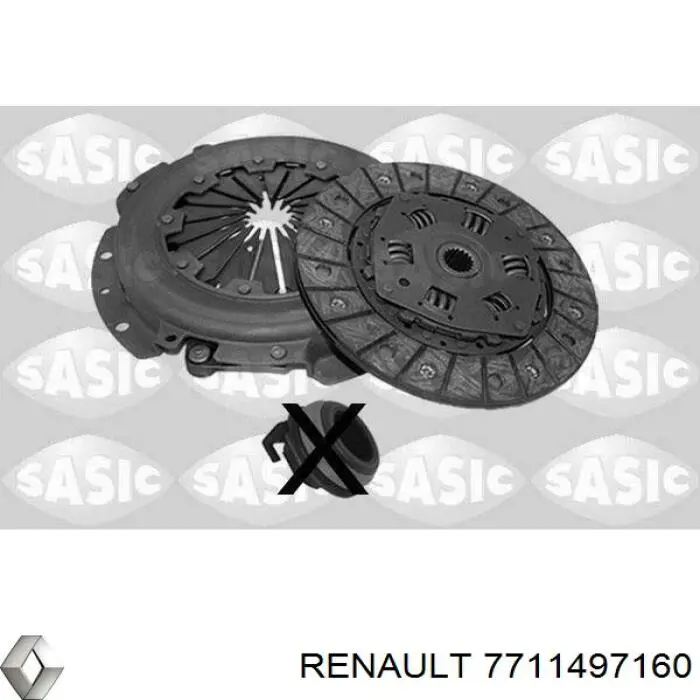 Comprar 7711497160 Renault (RVI) Kit de embrague completo