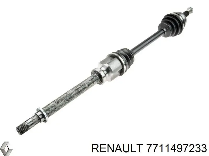 7711497233 Renault (RVI) árbol de transmisión delantero derecho