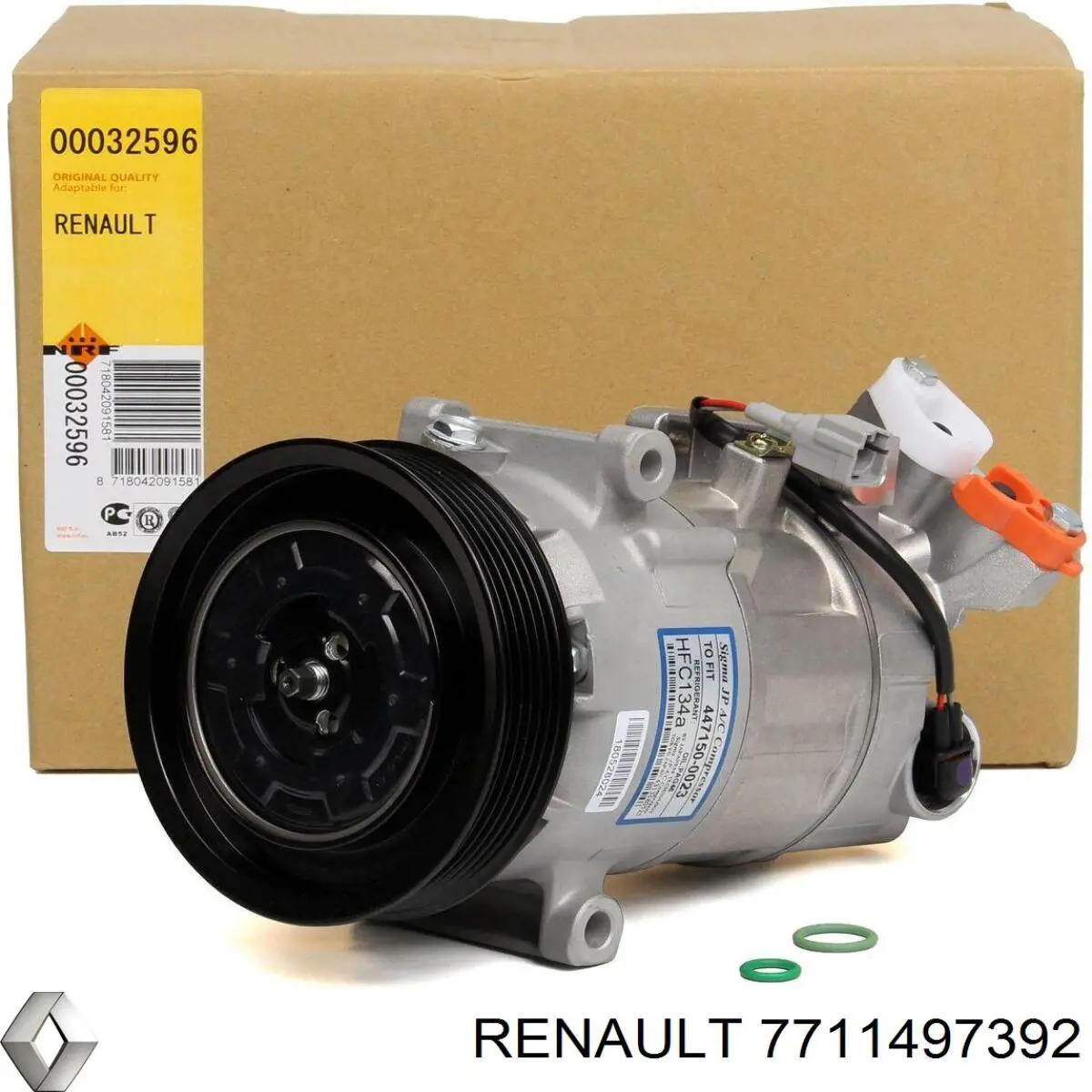 7711497392 Renault (RVI) compresor de aire acondicionado