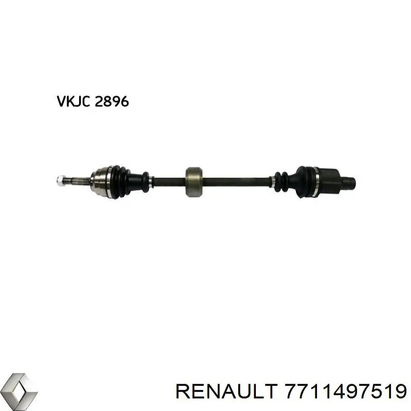 Árbol de transmisión delantero derecho Renault (RVI) 7711497519 precio, desde 131,12 USD
