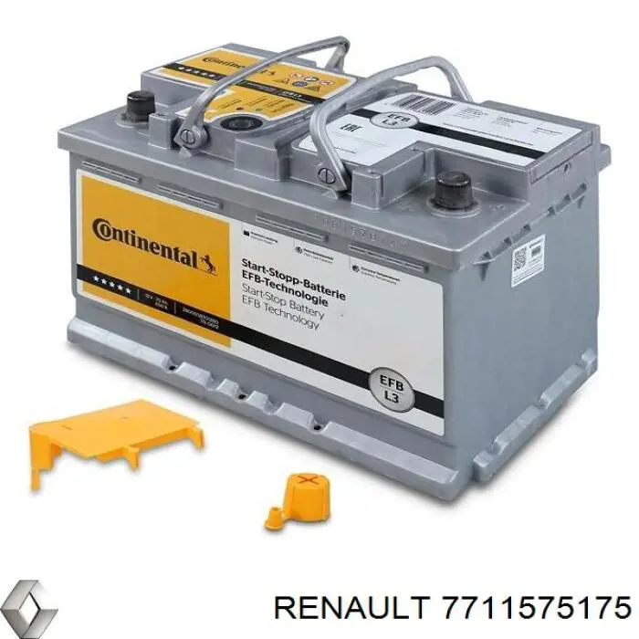 Batería 7711575175 Renault (RVI)