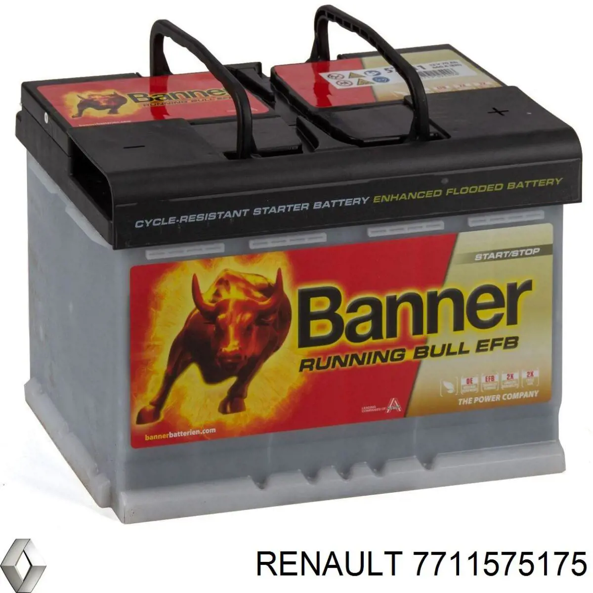 Batería de Arranque Renault (RVI) (7711575175)