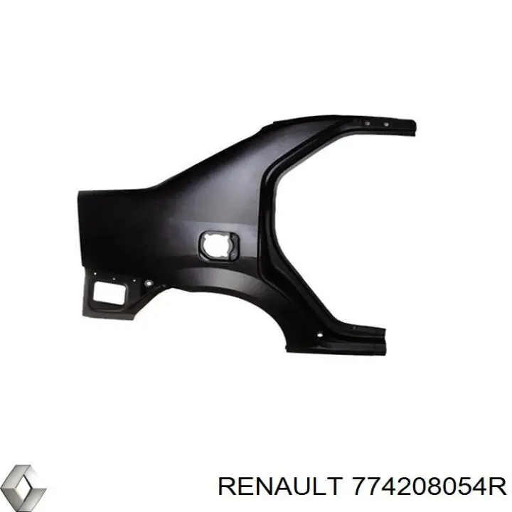 774208054R Renault (RVI) guardabarros trasero derecho