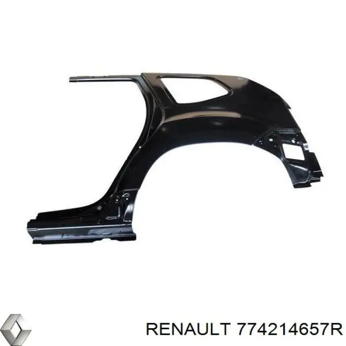 774214657R Renault (RVI) guardabarros trasero izquierdo
