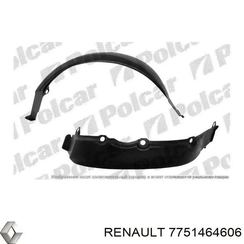 Aleta trasera derecha Renault (RVI) 7751464606 precio, desde  