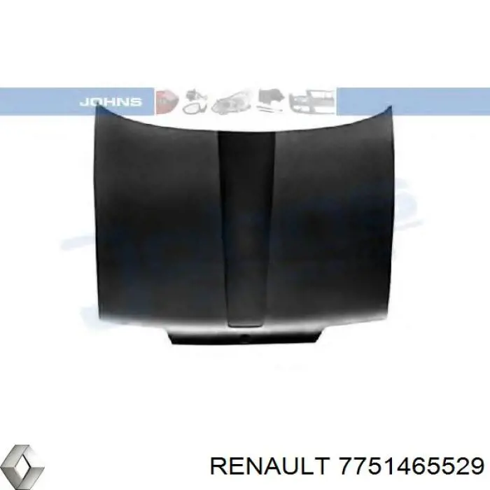 7751465529 Renault (RVI) capó