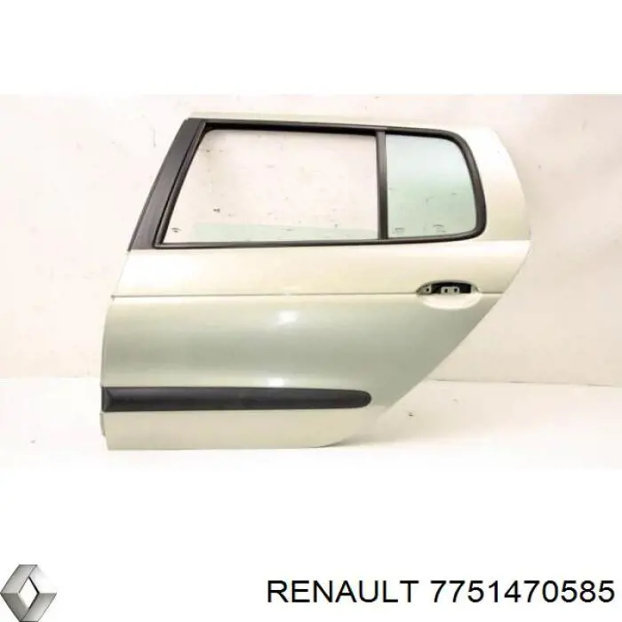 Puerta trasera izquierda Renault Megane 1 (KA0)