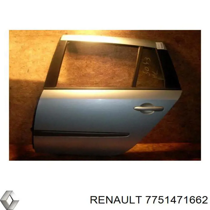 7751471662 Renault (RVI) puerta trasera izquierda