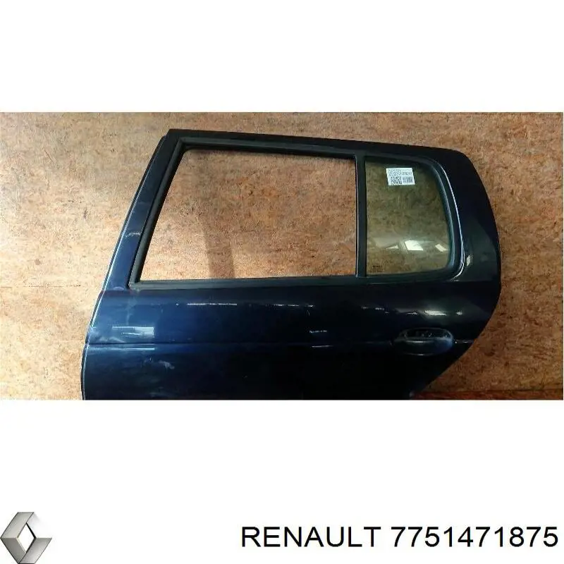 Puerta trasera izquierda Renault Megane 1 (LA0)