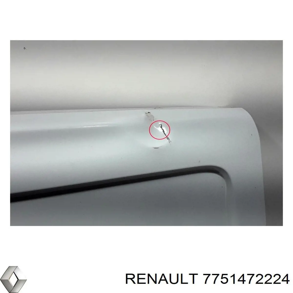 Comprar 7751472224 Renault (RVI) Puerta trasera derecha batiente de furgoneta