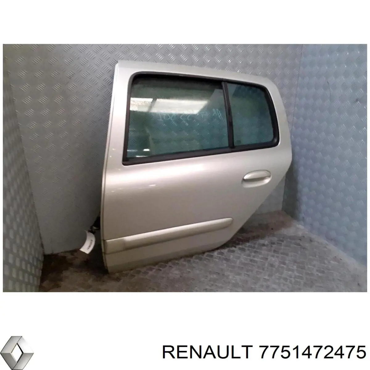 7752261286 Renault (RVI) puerta trasera izquierda
