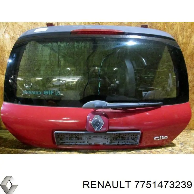 901501529R Renault (RVI) puerta del maletero, trasera