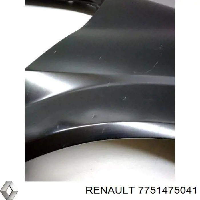 7751475041 Renault (RVI) guardabarros trasero izquierdo