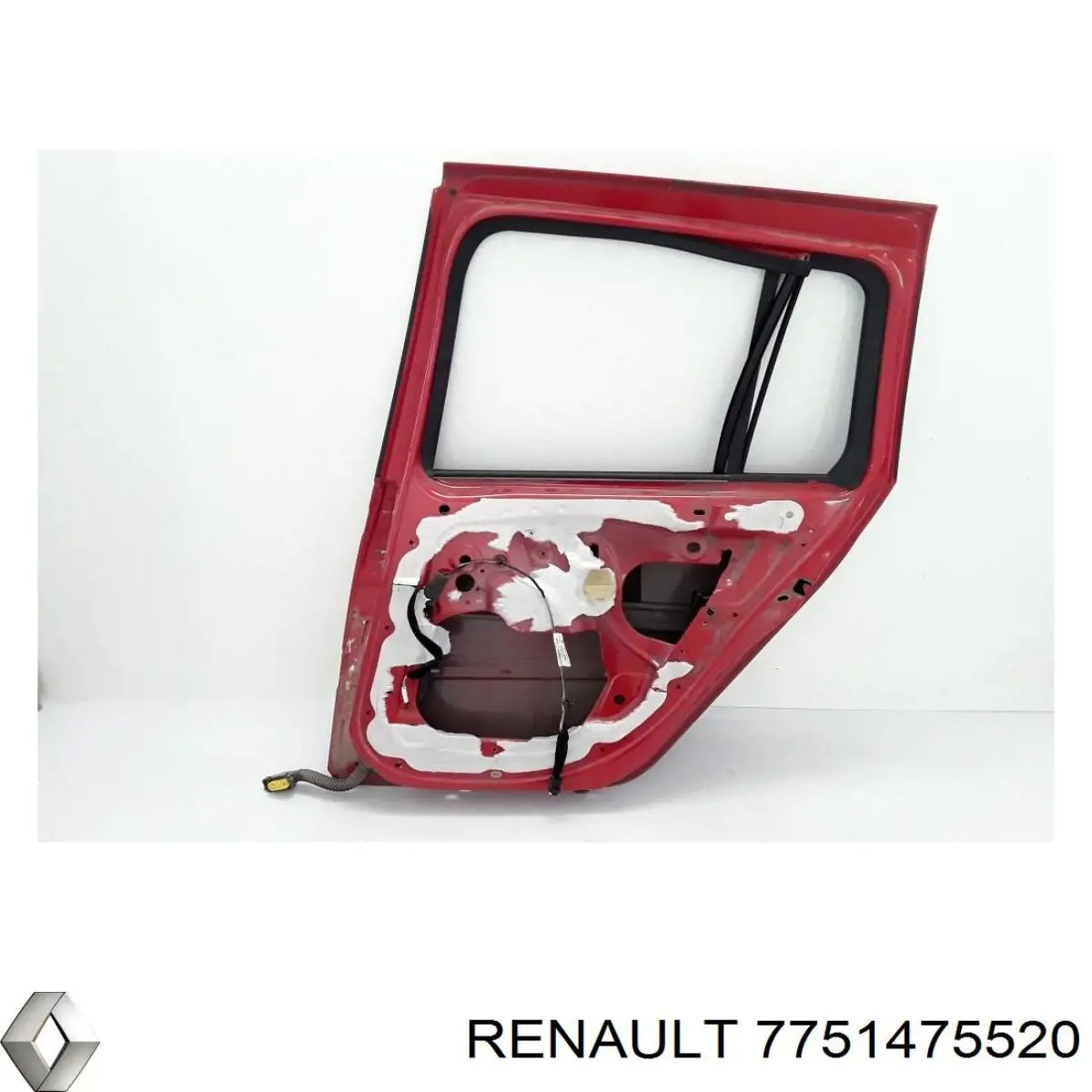 Puerta trasera derecha Renault Modus (JP0)