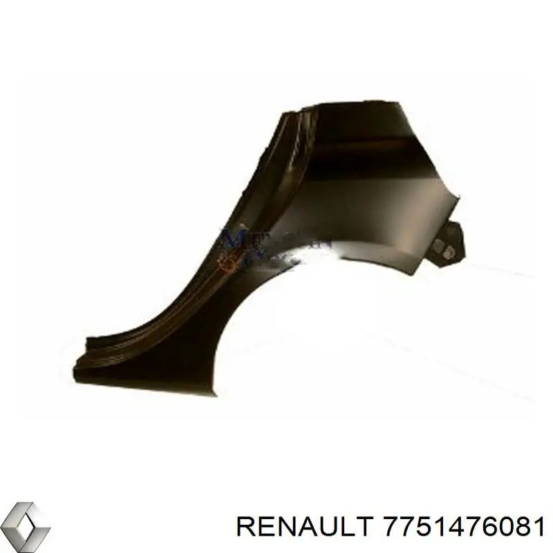 Aleta trasera izquierda Renault (RVI) 7751476081 precio, desde 181,20 EUR