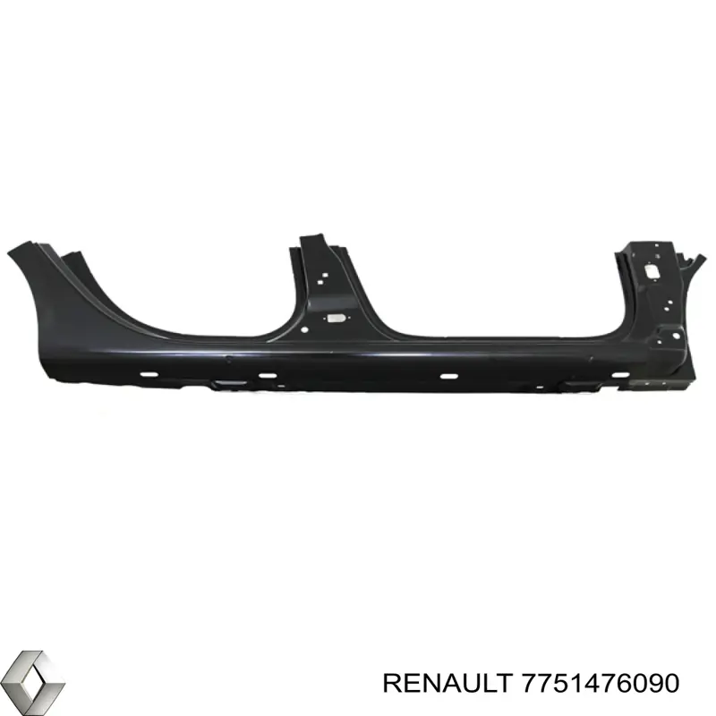Umbral exterior derecho Renault Clio III hatchback (BR01, CR01) (2005 - 2014) precio, desde  EUR