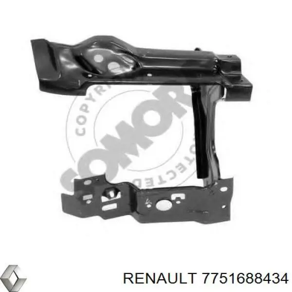 Soporte de radiador derecha para Renault Master (CD, HD, U0D)
