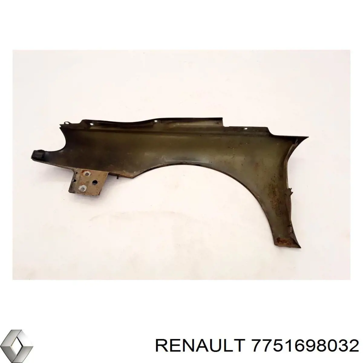 7751698032 Renault (RVI) guardabarros delantero derecho