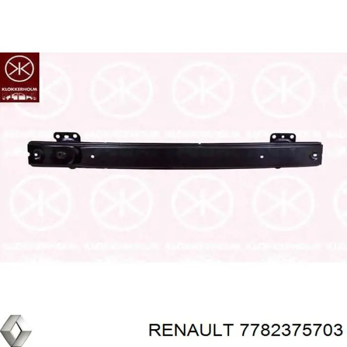 Comprar 7782375703 Renault (RVI) Refuerzo parachoque delantero