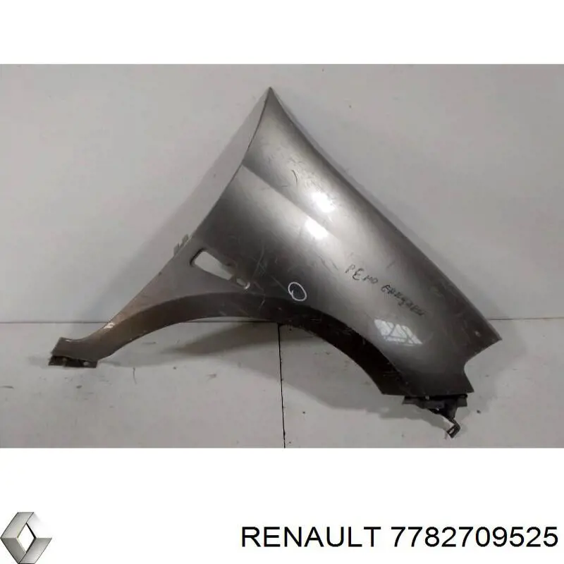 Guardabarros delantero derecho para Renault Clio (LU)