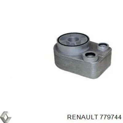 779744 Renault (RVI) radiador de aceite, bajo de filtro