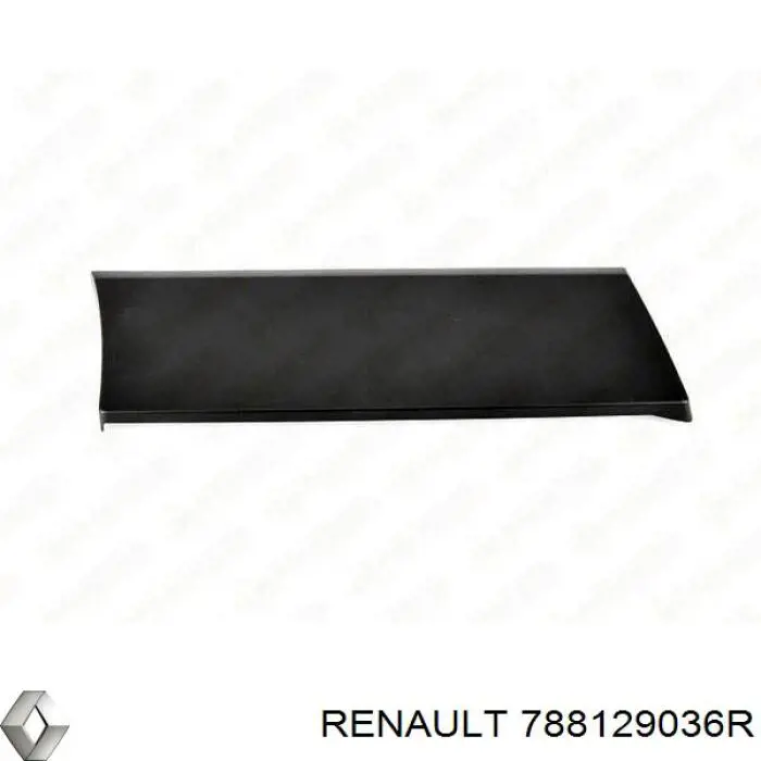 788129036R Renault (RVI) listón embellecedor/protector, guardabarros trasero derecho
