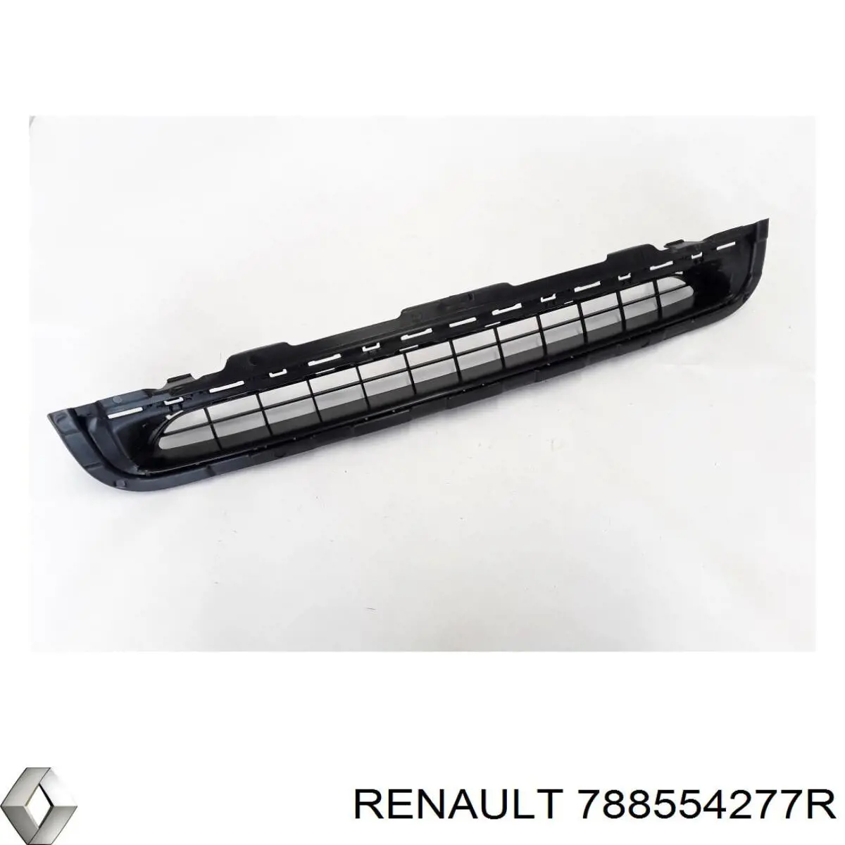 Rejilla de ventilación, parachoques delantero, inferior para Renault Fluence (L3)