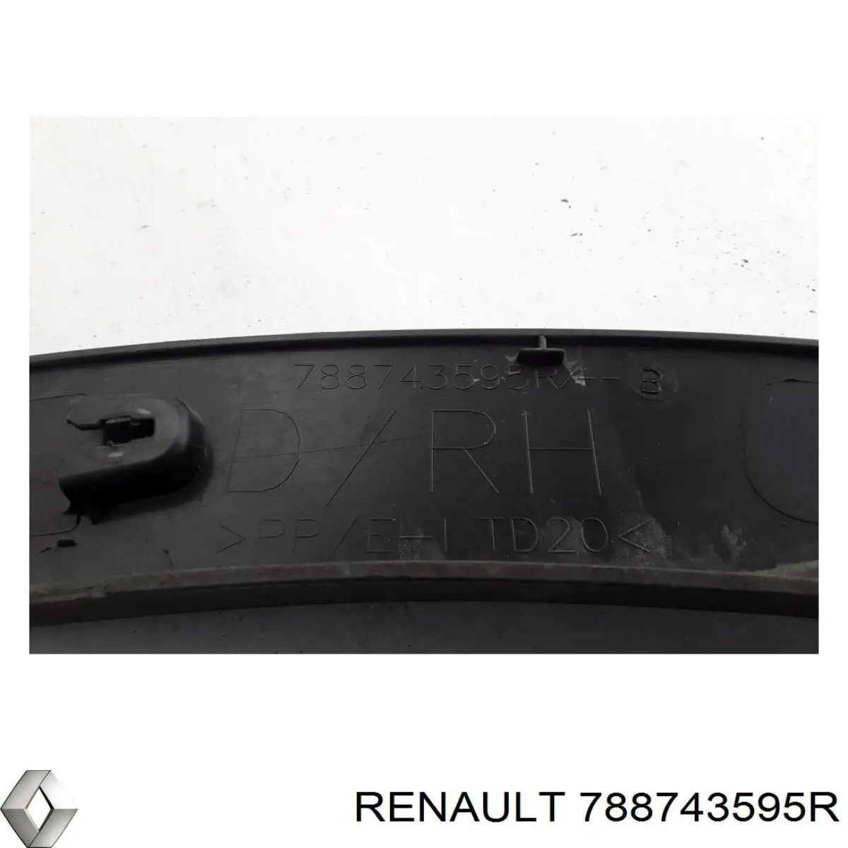 Comprar 788743595R Renault (RVI) Extensión de la aleta trasera derecha