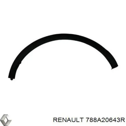 Comprar 788A20643R Renault (RVI) Extensión de la aleta trasera derecha