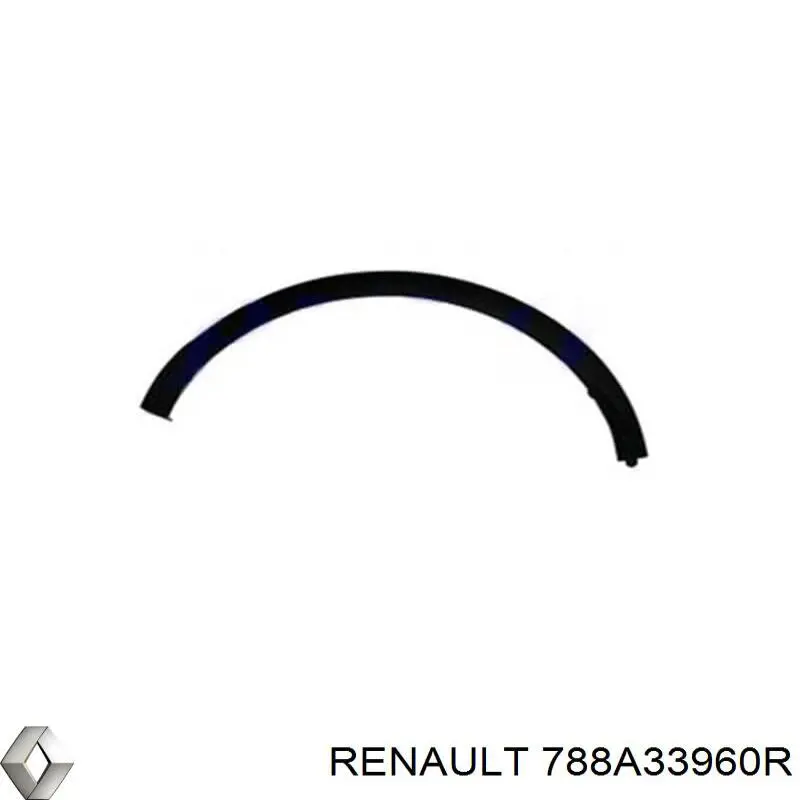 788A33960R Renault (RVI) Extensión de la aleta trasera izquierda