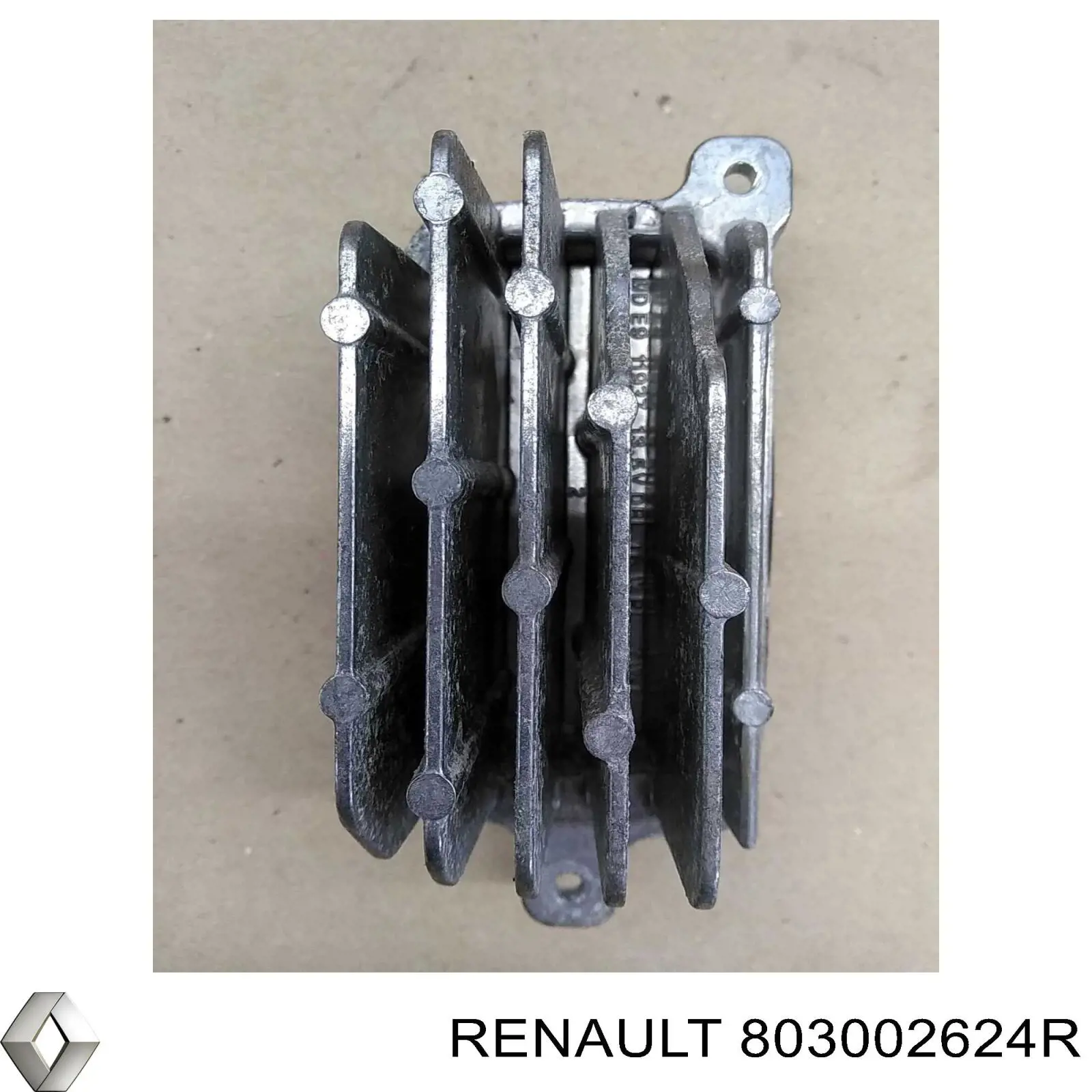 Luna de puerta del pasajero delantero Renault (RVI) 803002624R