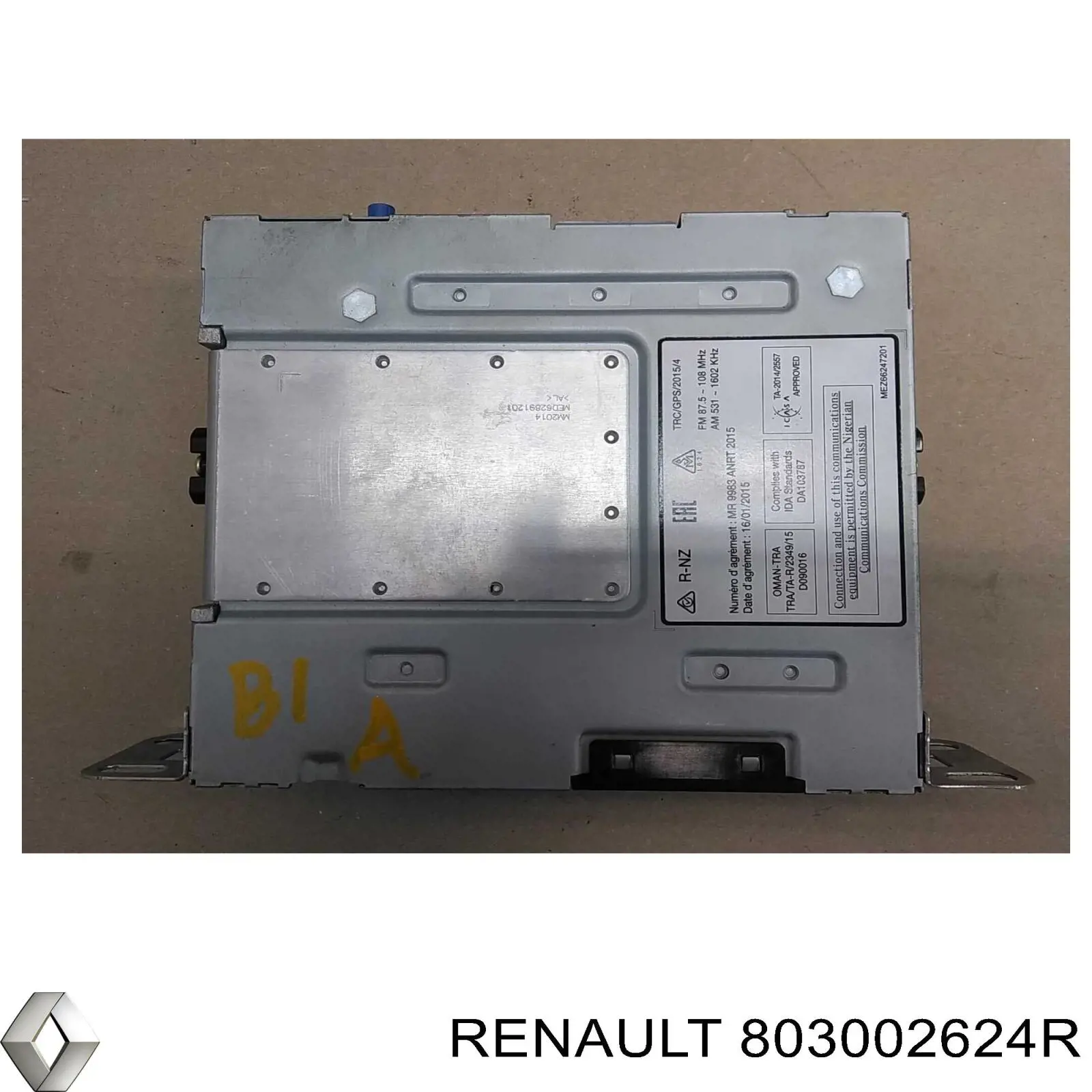 Comprar 803002624R Renault (RVI) Cristal de puerta delantera derecha