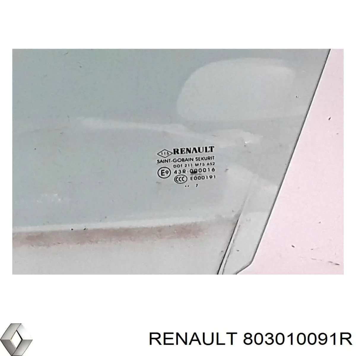 Luna delantera derecha 803010091R Renault (RVI)