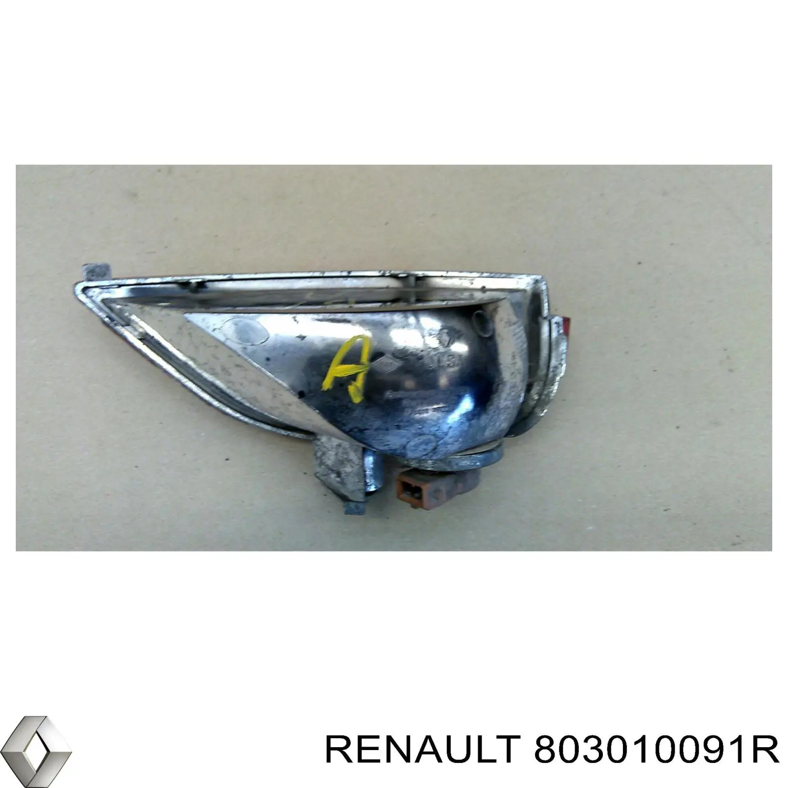 803010091R Renault (RVI) Luna de puerta delantera izquierda