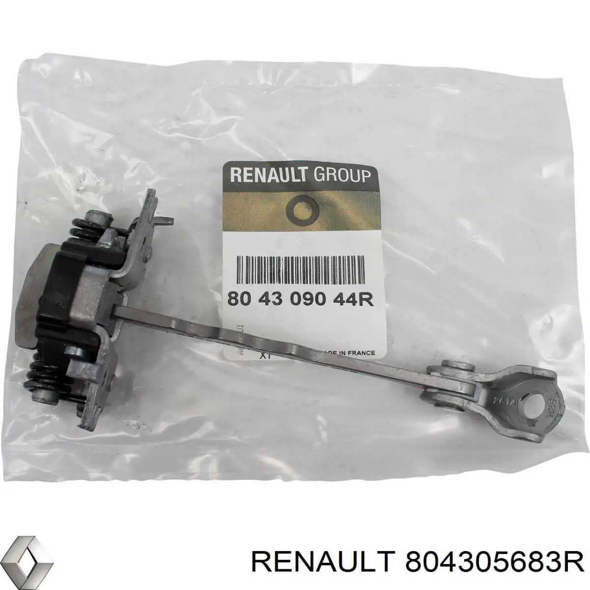 Comprar 804309044R Renault (RVI) Limitador de apertura de puerta delantera